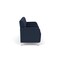 Lesro Siena 3 Seat Tandem Seating, Brushed Steel, RF Blueberry Back, MD Ink Seat, RF Blueberry Panels SN3103 - alternate 2